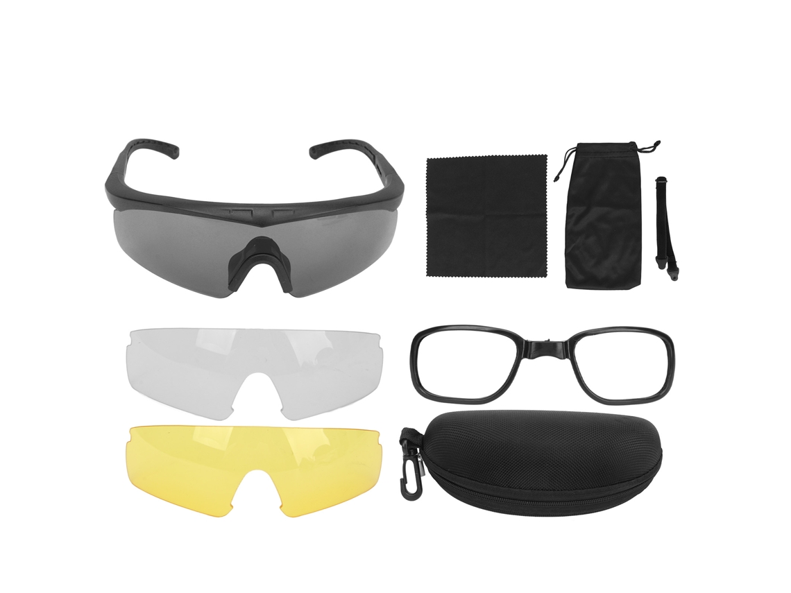 2026-gafas De Tiro Uv Protectoras Gafas Militares Impermeables Para Motocicleta Ciclismo Protección Ocular Para Hombres Mujeres Negro