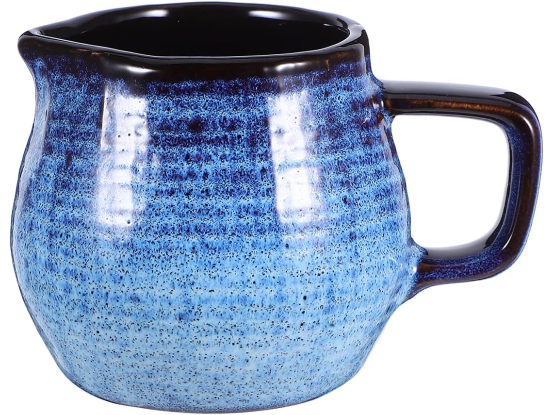 Jarra De Leite De Cerâmica, Ideal Para Máquina De Café, Perfeita Para Fazer Latte Art Em Casa.