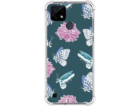 Carcasa Realme C21 TUMUNDOSMARTPHONE Dibujos Antigolpes Flores 10 Multicolor