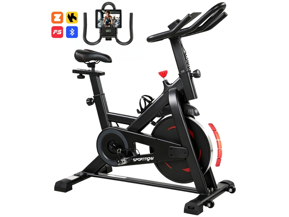 Bicicletas Estáticas 0-100% Magnetorresistencia 120kg App Wifi