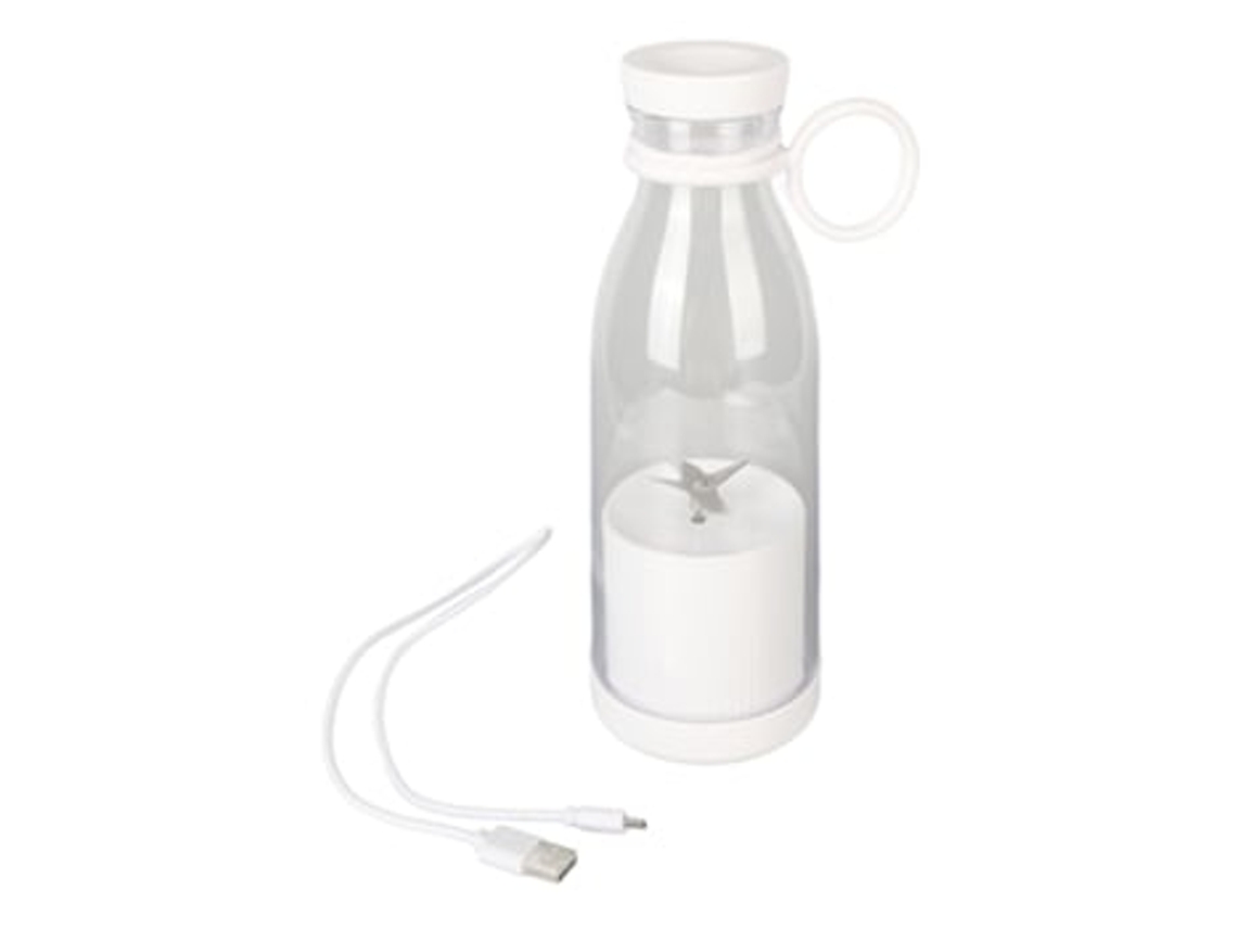 Licuadora portátil ABS recargable por USB, mini exprimidor de frutas de mano para escritorio, gimnasio, viajes y hogar.