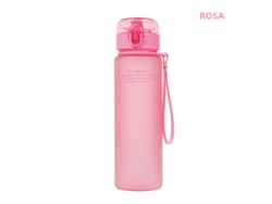 (rosa 560ml) Botella De Agua Deportiva Unisex, A Prueba De Fugas, Libre De Bpa.