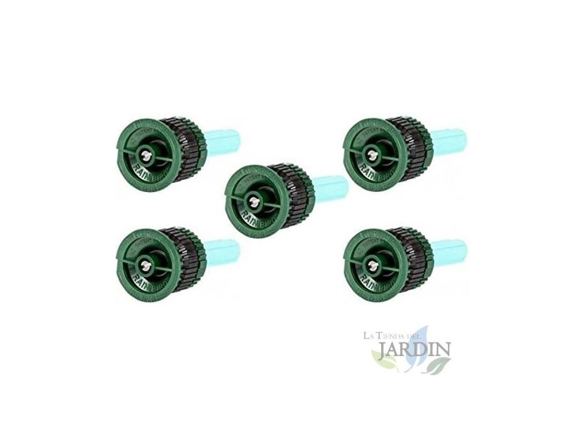 5 Boquillas He-Van-08 para Aspersor de Riego RAIN BIRD Alta Eficiencia Y Ahorro de Agua Alcance 2,4M Verde RAIN BIRD