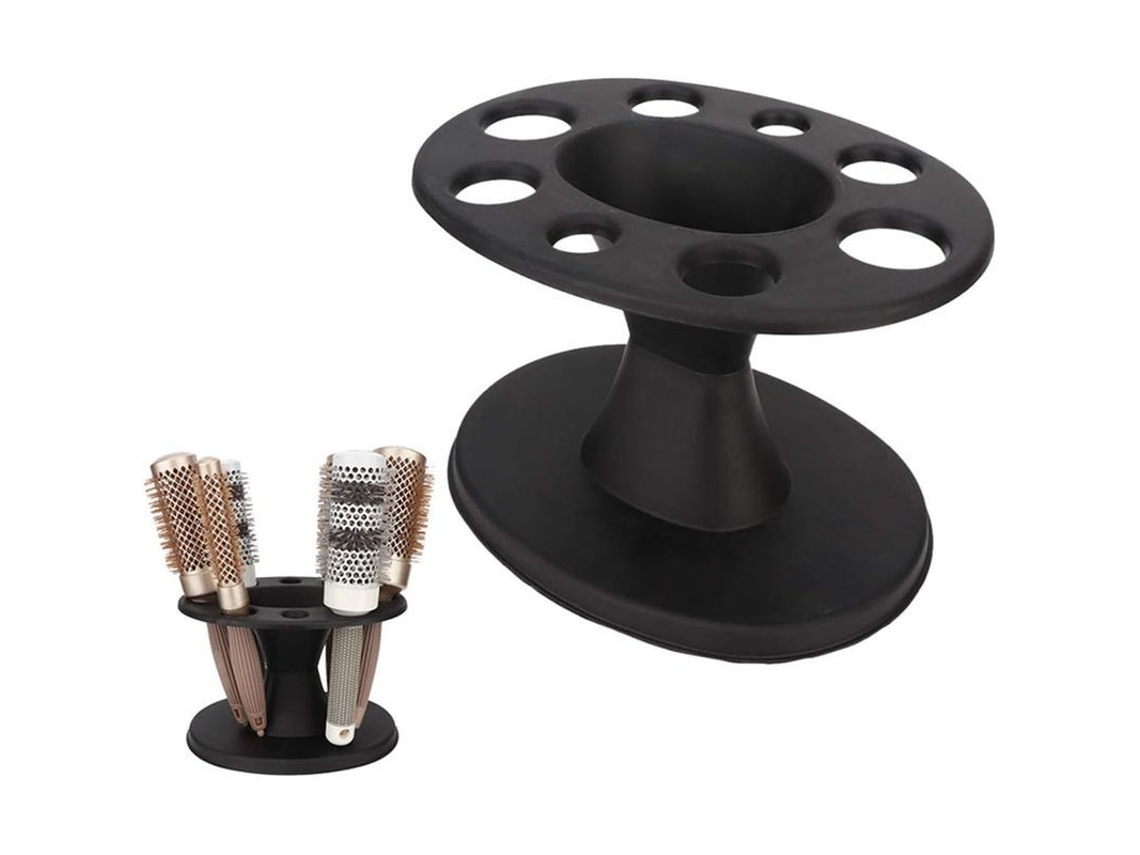 Organizador De Accesorios Para El Cabello, Organizador Redondo Para Herramientas De Peinado, Peines Y Accesorios, Antiestático, 1 Unidad