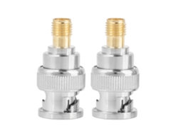 2 Adaptadores Bnc Macho A Sma Hembra, Conector Coaxial Rf, Convertidor De Prueba, 50 Ω, 0-6 Ghz