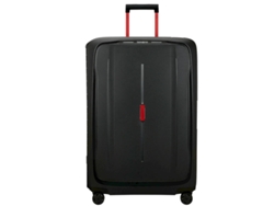 Maleta gigante Samsonite Essens de 4 piezas, 81 cm, negra/roja