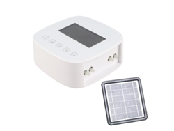 Timer De Agua Wifi Tuya Controlador De Riego Inteligente Con Panel Solar Compatible Con Alexa Sistema De Riego Automático Jardín
