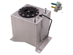 Tanque de combustible de 2.5 galones, construcción de aluminio duradero, espuma de seguridad incluida, ajuste universal OEM