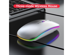 Ratón Óptico Inalámbrico 2.4g+bt3.0+bt5.2 Ratón Ergonómico Silencioso De Tres Modos