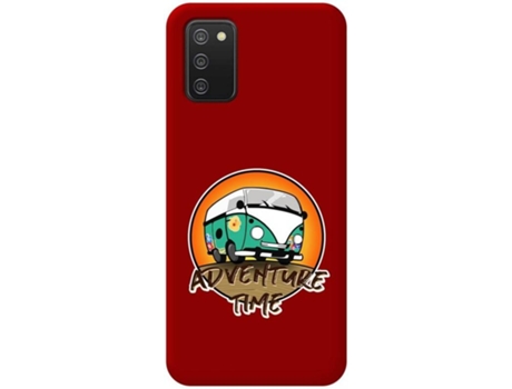Carcasa Samsung Galaxy A02s TUMUNDOSMARTPHONE Adventure Time Rojo