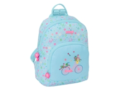 Mochila SAFTA Bicicleta Azul 25 x 30 x 13 cm