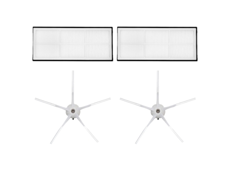 Cepillo Lateral de filtro Hepa barredora para Xiaomi Roborock T7S T7Plus T7Splus S7 paño de fregado accesorios de repuesto-blanco