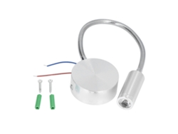 2026-foco Led 3w 4000k Con Cuello De Cisne Aluminio Luz De Trabajo Lectura Interior Oficina Escuela 85-265v