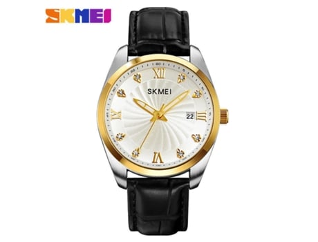 Reloj para Hombre con Fecha, Relojes analógicos de Cuarzo para Hombre-Oro intergaláctico LUUCOZK