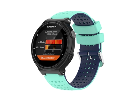 Correa Smartwatch para Garmin Approach S6 Silicona Deportiva Dos Colores (Pato de Agua + Azul)
