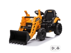 Volquete Eléctrico Para Niños - Jcb 12v - 2 A 6 Años - Amarillo