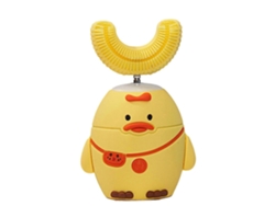 Cepillo de dientes eléctrico infantil de silicona, modelo Papanicolaou, para el entrenamiento dental.