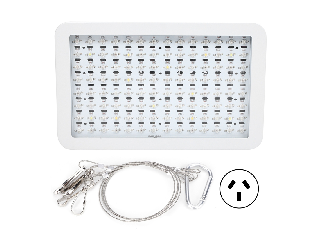 Lámpara LED de cultivo de 1000 W con 112 chips para plantas de interior, enchufe australiano, bivoltaje.
