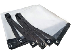 Lona Impermeable Transparente Y Gruesa Para Lluvia, Plástico Impermeable Y Aislante Para