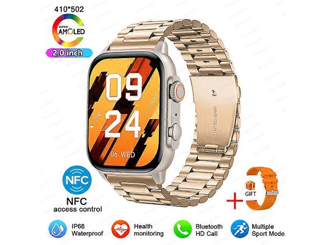 Reloj inteligente HK95 Ultra HK8 Pro Series, nuevo modelo 2023, NFC, Bluetooth, llamadas, pantalla constante, deportivo, resistente al agua, Ly Ebike