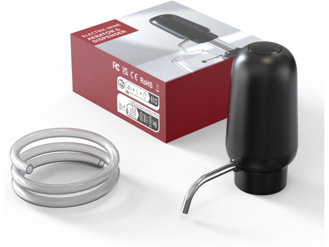 Set De Regalo Automático De Botella De Vino Eléctrica Con Carga Usb, Perfecto Para Bares En Casa Y Fiestas Al Aire Libre.