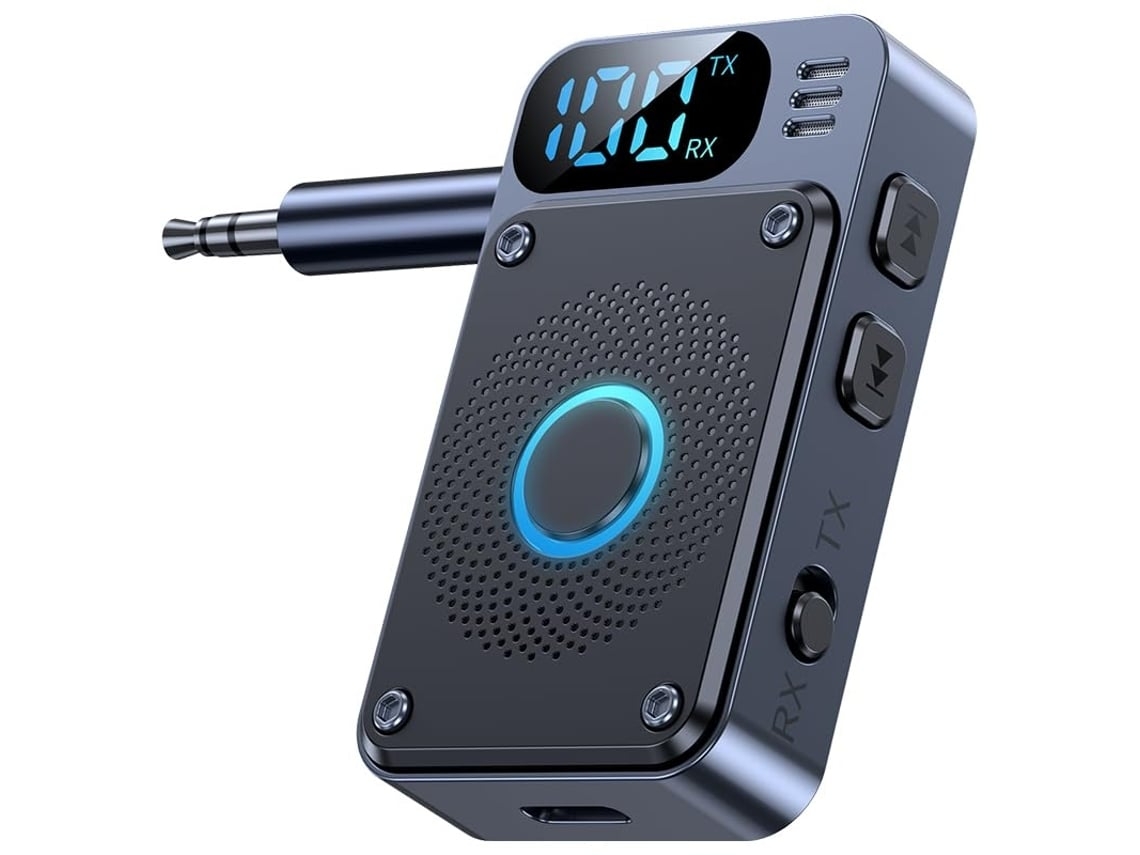 Receptor/transmisor Bluetooth Adaptador Aux Inalámbrico Para Audio/auriculares/altavoces