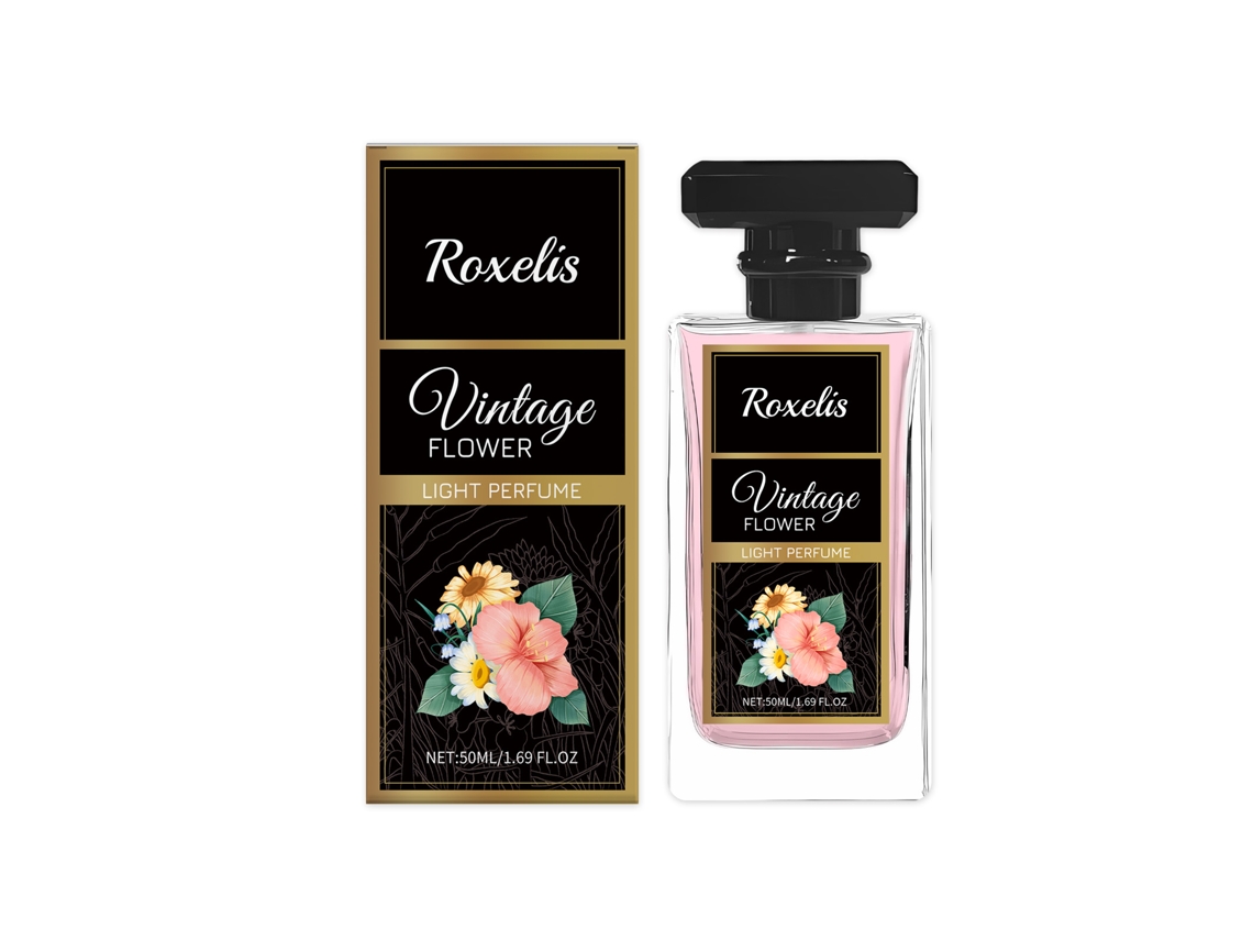 Elegante fragancia floral con aroma duradero.