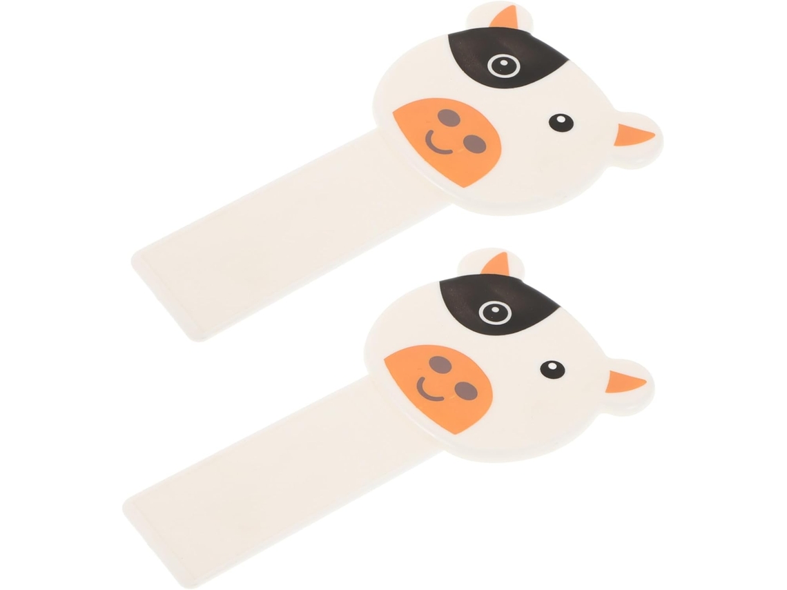 Juego de elevador de inodoro de 2 piezas con tapa portátil, diseño de dibujos animados divertidos, palanca Slowmoose