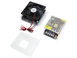 Kit De Enfriamiento Por Refrigeración Semiconductor Peltier Con Fuente De Alimentación 12vdc Diy