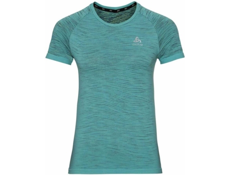 Camiseta de Mujer para Running ODLO Blackcomb Ceramicool Verde (XS)