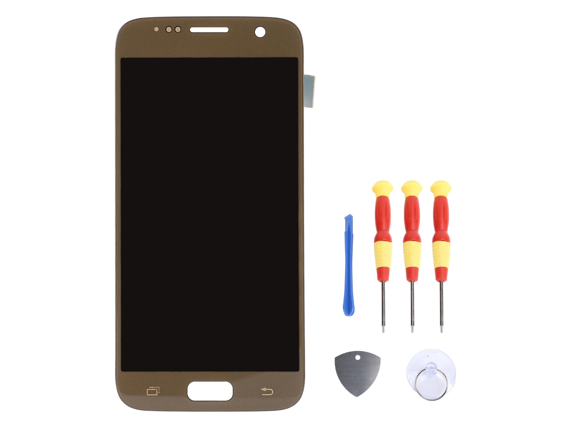 Pantalla táctil TFT Aetheria con marco y kit de reparación para Gold S7