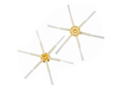 2 piezas de Cepillo Lateral de 6 brazos para Irobot Roomba 500 600 700 Series 550 560 630 650 760 770 780 piezas de accesorios para aspiradoras