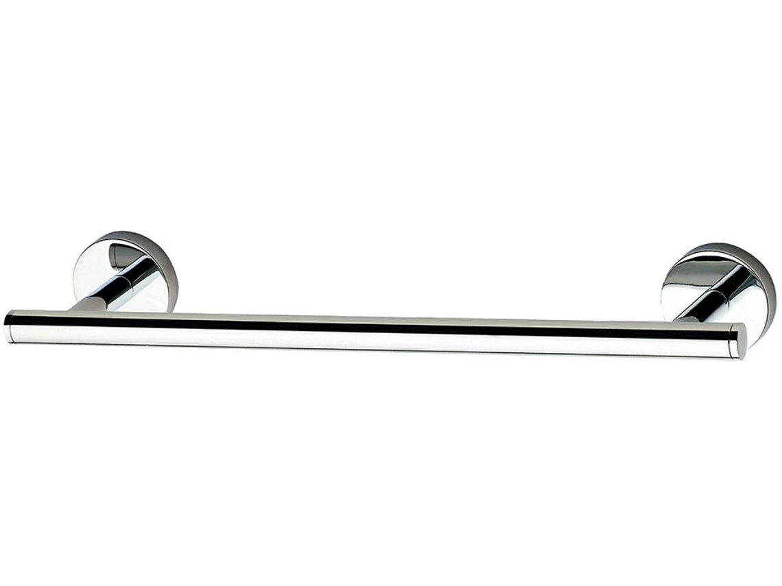 Toallero MED 30 cm de barra acabado cromo brillo fabricado en acero inoxidable