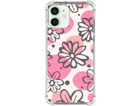 Carcasa iPhone 12 Mini (5.4) TUMUNDOSMARTPHONE Dibujos Antigolpes Flores 09 Multicolor