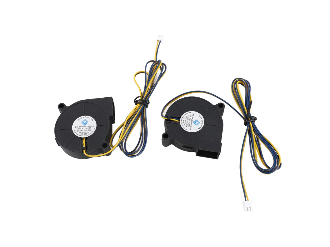 2pc Ventilador Brushless 50x50x15mm Dc 24v para Extrusor