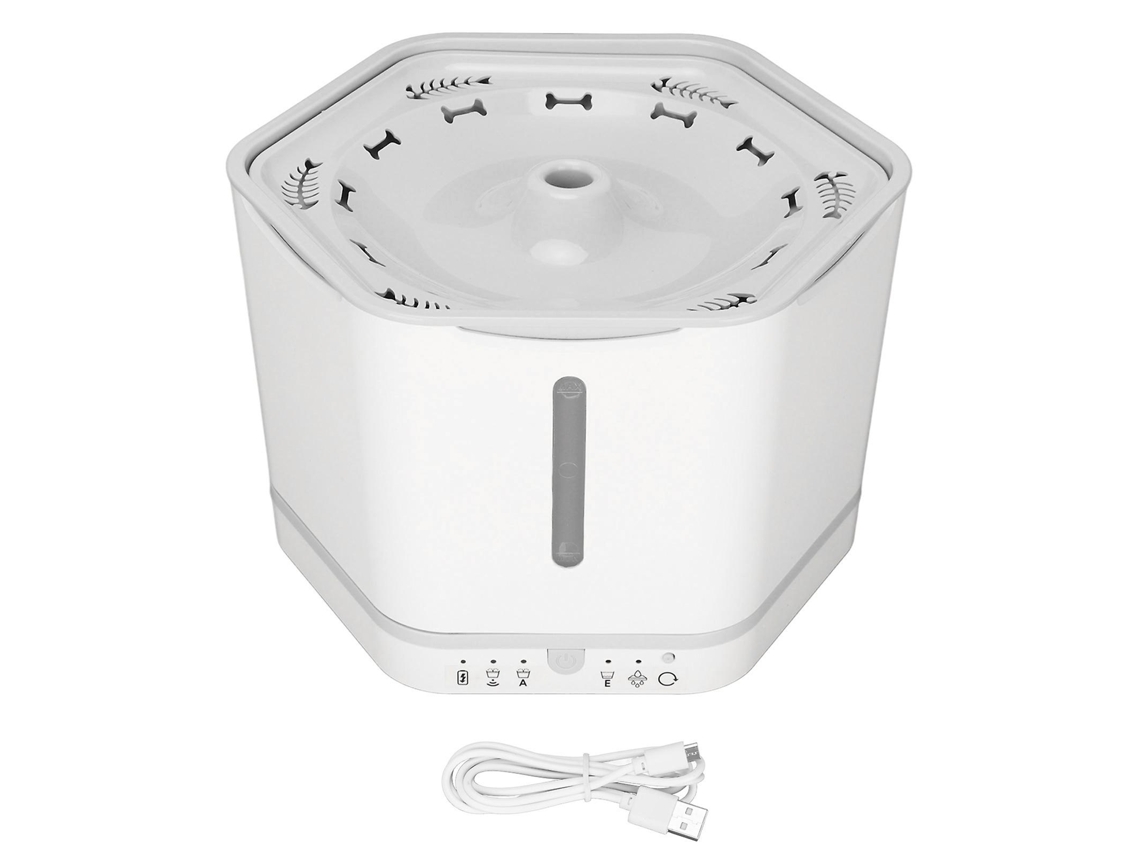 Dispensador de agua automático por inducción Rosewell para mascotas, con filtración de agua, para perros y gatos.