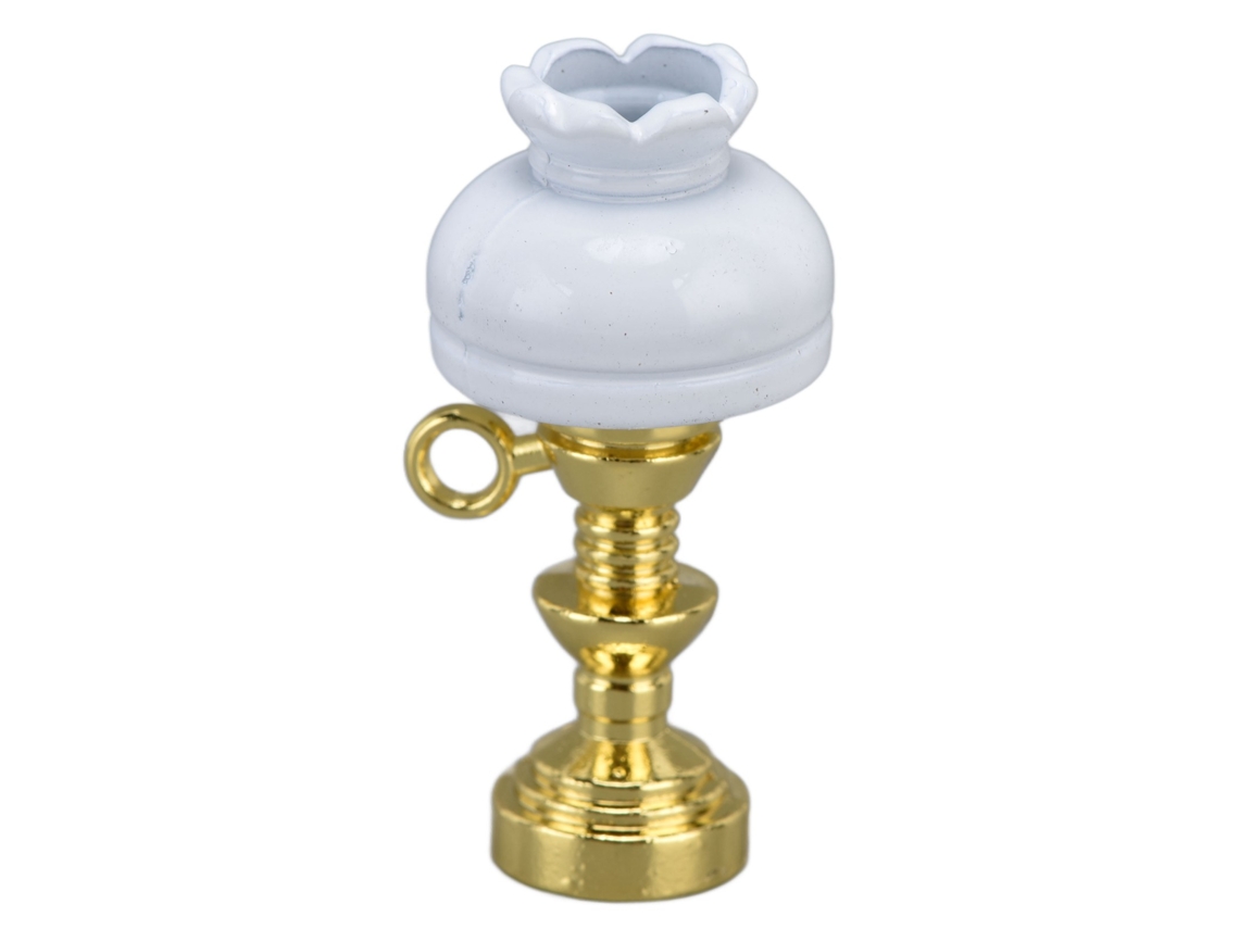 Lámpara De Mesa Para Casa De Muñecas A Escala 1/12 Decorativa Retro Miniatura Luz Modelo Mueble Juguete Para Mayores De 3 Años
