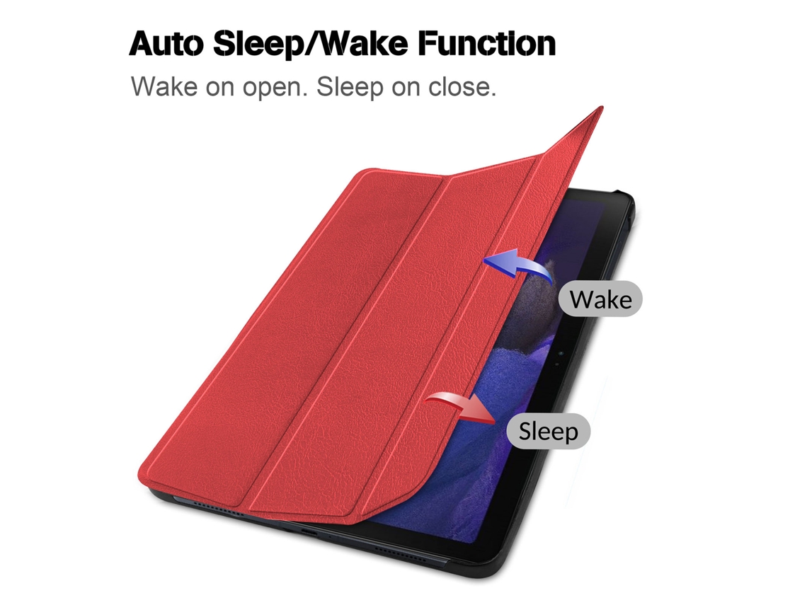 Capa Protetora Para Samsung Galaxy Tab A8 2021 10,5 Polegadas Com Auto Wake/sleep E Suporte Tri-fold