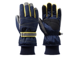 Guantes de esquí de invierno impermeables, resistentes al viento, con pantalla táctil y protección contra el frío, con terciopelo de algodón.