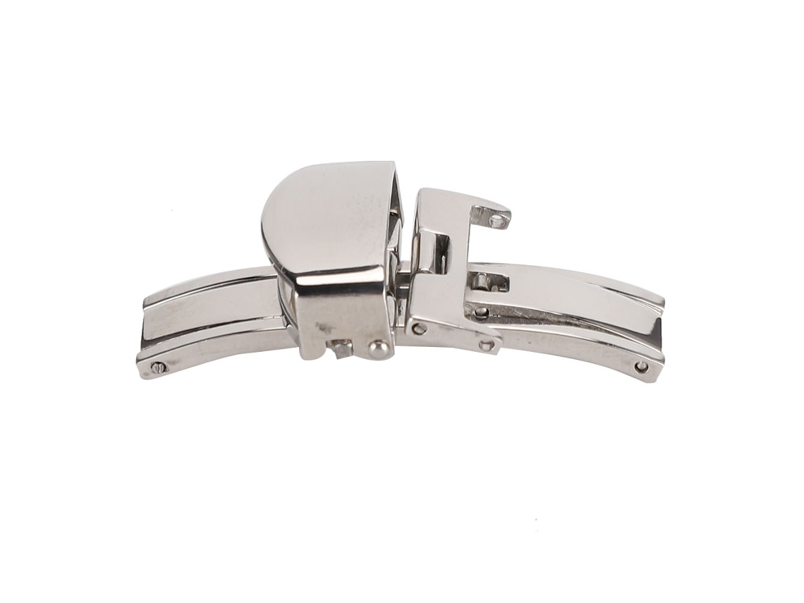 Correa de acero inoxidable resistente al desgaste para relojes de 14 mm.