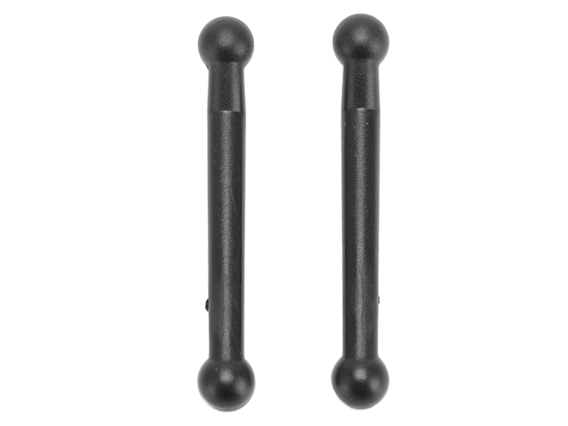 2pcs Conjunto De Enlace De Dirección Delantera Plástico Para Coche Rc Hs 1:18 Piezas De Mejora