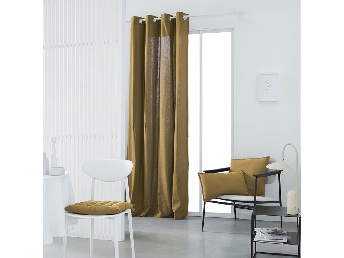 Cortina MEVAK LIVING Marrón (Algodón - 140x240 cm)