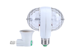2026-bombilla Led Rgb De Escenario Giratoria De 2 Cabezas E27 Para Fiesta Disco Pub Luz De Efecto