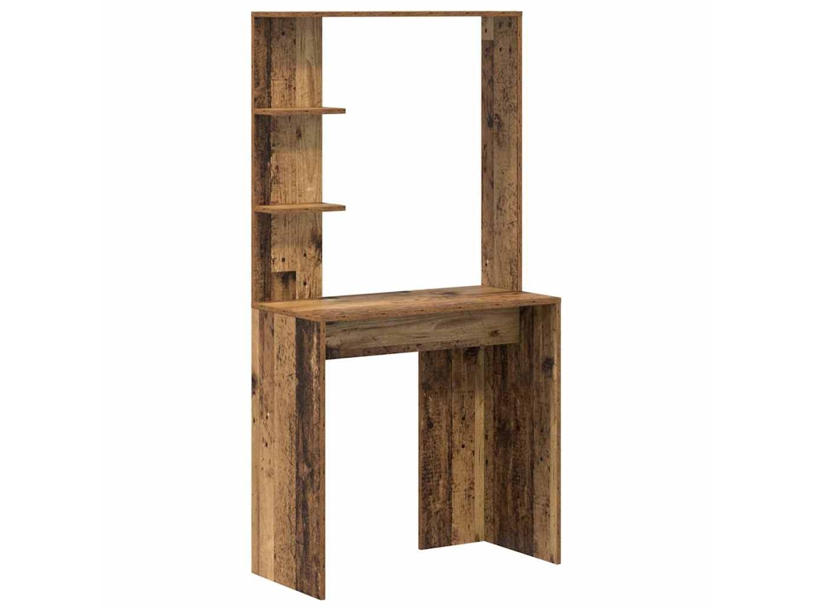 Escritorio | Escritorio de madera antigua de 78,5 x 37 x 154,5 cm, madera tratada.