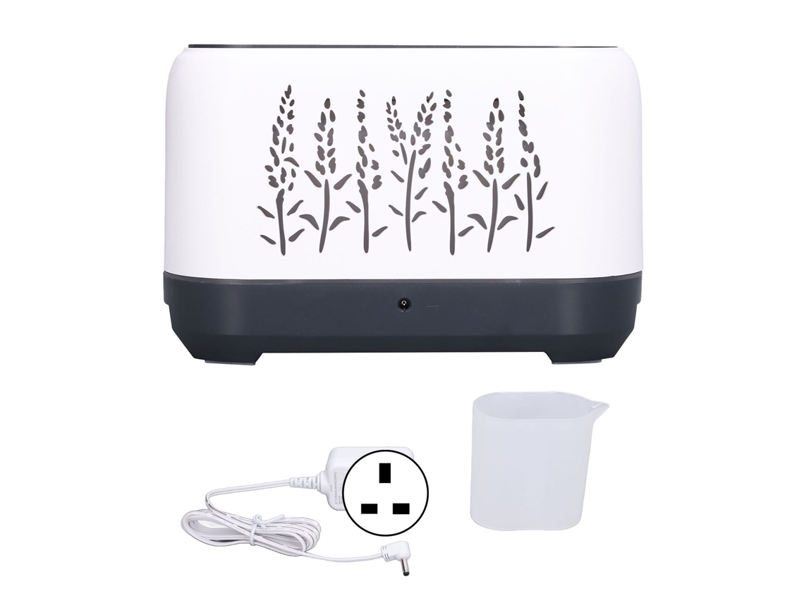 Humidificador Ultrasónico De 200 Ml, Silencioso, Con Luz Led Y Apagado Automático, Aromaterapia, Blanco, Enchufe Británico.