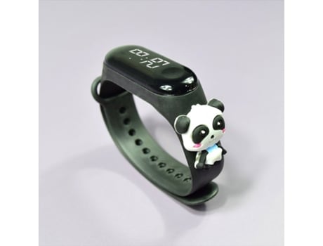 Smartwatch Electrónica de muñeca de dibujos animados con pantalla táctil para estudiantes y negro