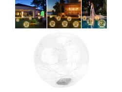 Luz solar flotante para piscina con control remoto, impermeable