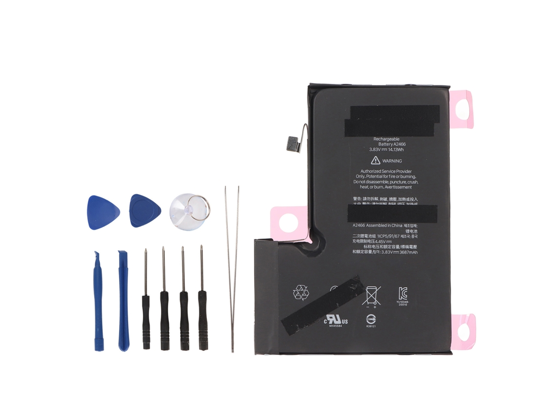 Batería De Repuesto De 3687 Mah Y 14,13 Wh Para Iphone 12 Pro Max A2410 A2411 A2412 A2342 (0 Ciclos)