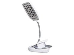 Luz de teclado USB/batería, brazo flexible con 28 LED, 3 niveles de brillo
