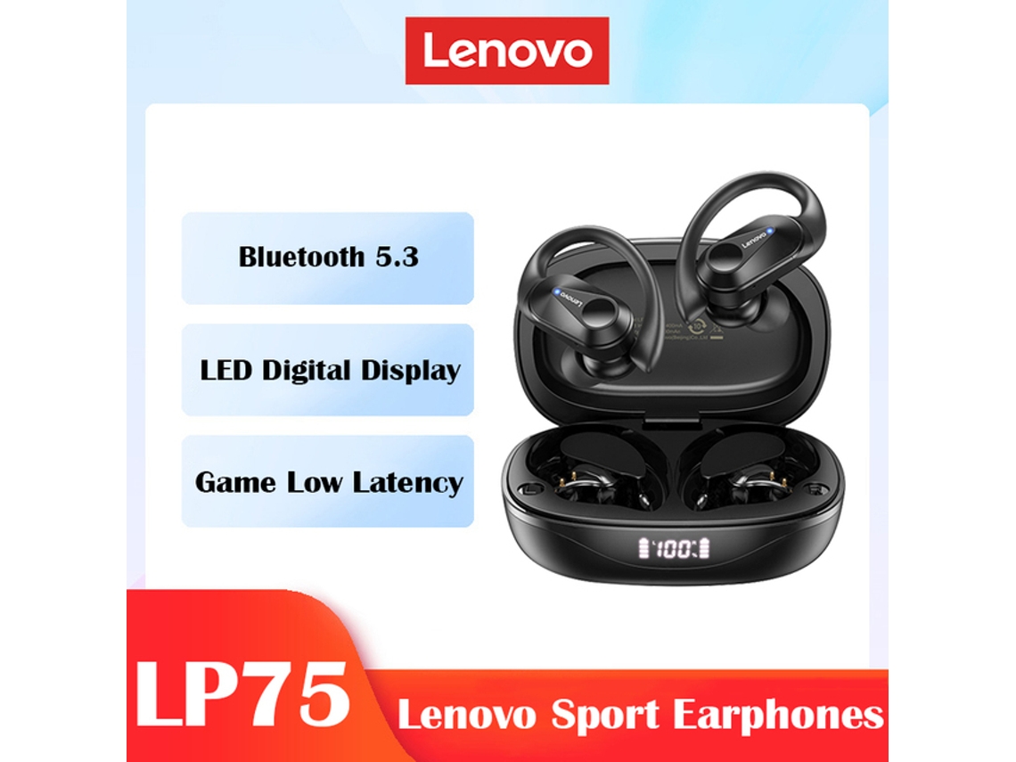 Audífonos Inalámbricos Lenovo HT38 negro